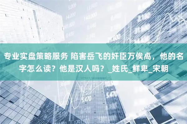 专业实盘策略服务 陷害岳飞的奸臣万俟卨，他的名字怎么读？他是汉人吗？_姓氏_鲜卑_宋朝